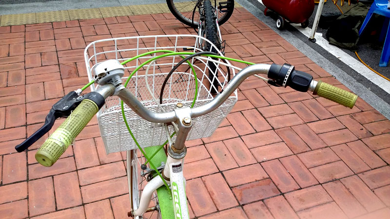 水原市自転車修理